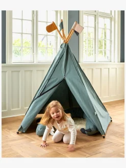Børn Roommate Interiør-Hippie Tipi Legetelt, Sea Grey