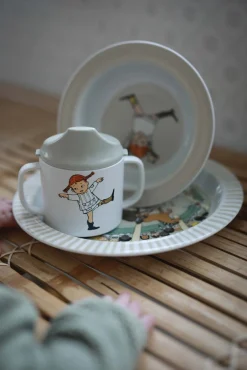 PippiLangstrump Spisetid-Rätt Start Pippi Langstrømpe  Cirkus Spisesæt 3 Dele
