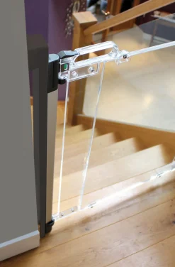 SafeandCare Safe & Care SafeGate Baseboard Sikkerhedssæt, Grå