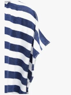 Børn Saltabad Uv & Strand-Apelviken Badeponcho, Navy White