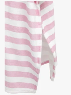 Børn Saltabad Uv & Strand-Apelviken Badeponcho, Pink White