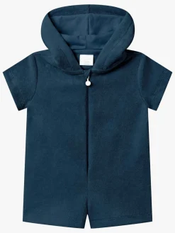 Børn Saltabad Charlie Frotté Jumpsuit, Marine