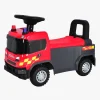 Pedal- & Gåbiler|Scania Gåbil Brandmand, Rød