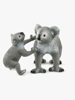 Legetøjsfigurer|Schleich 42566 Koalaer Mother and Baby Grå