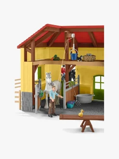 Legetøjsfigurer|Schleich Farm World Legesæt Hestestald