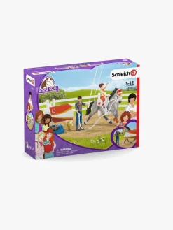 Legetøjsfigurer|Schleich Horse Club Legesæt Mias Voltigeringssæt