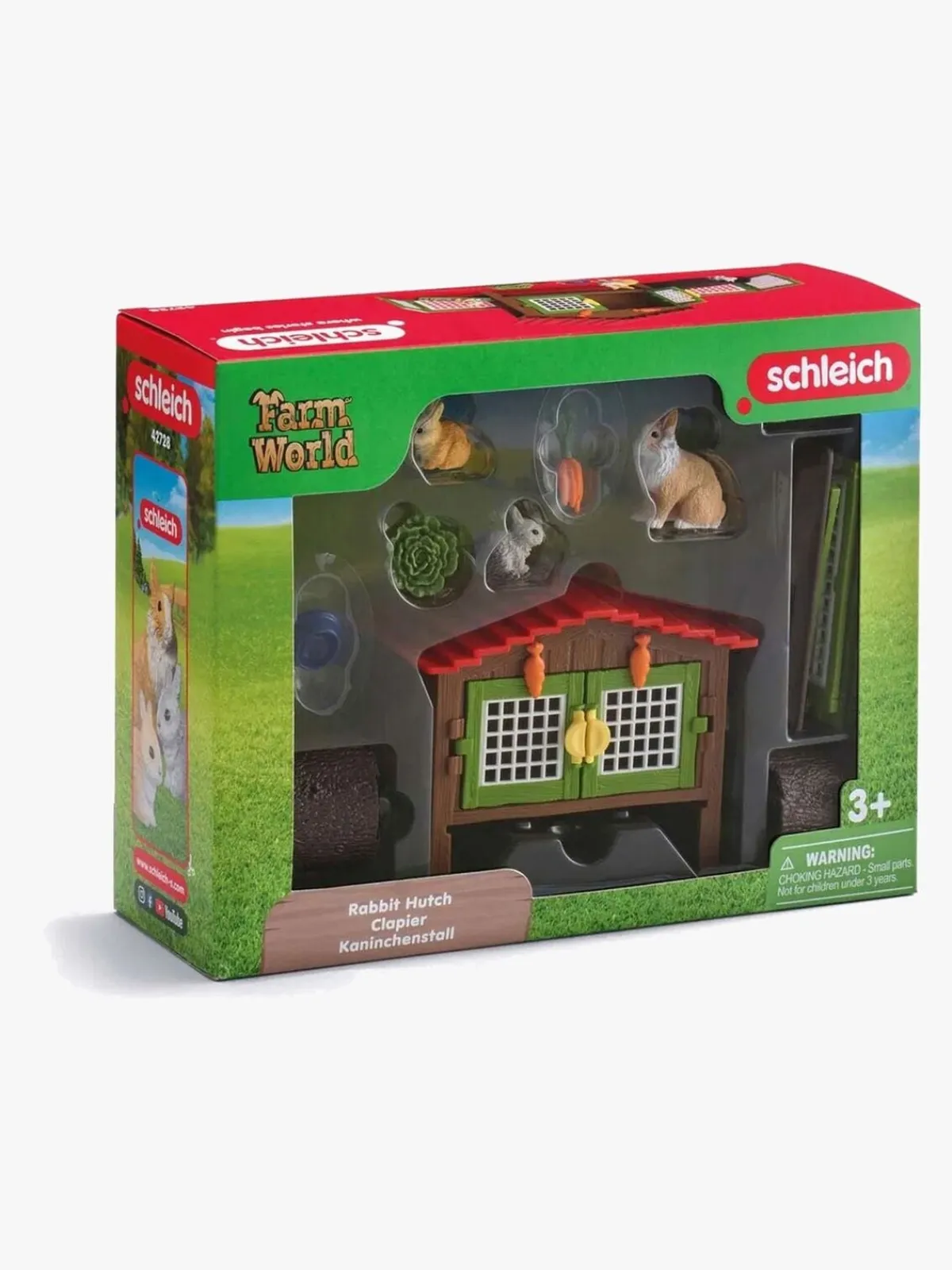 Schleich Legetøjsfigurer-Kaninbur