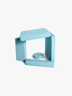 Børn Shappy Play Bygbar Lænestol 80x80 cm, Sky Blue