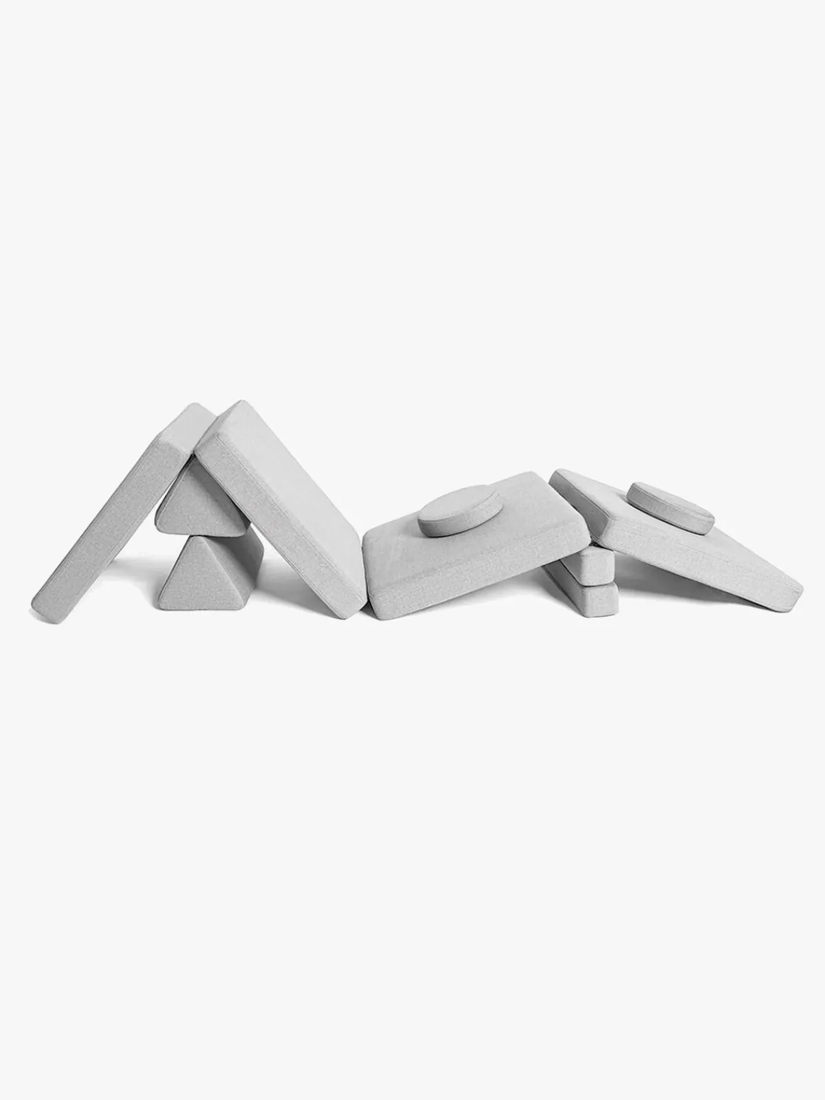 Børnemøbler|Shappy Play Bygbar Sofa 160x80 cm, Lysegrå