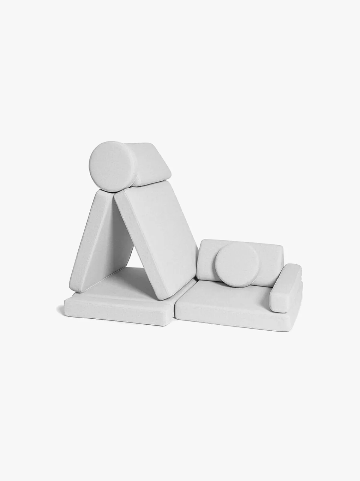 Børnemøbler|Shappy Play Bygbar Sofa 160x80 cm, Lysegrå
