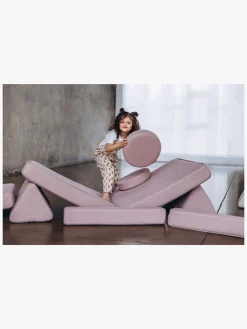 Børnemøbler|Shappy Play Bygbar Sofa 160x80 cm, Soft Pink