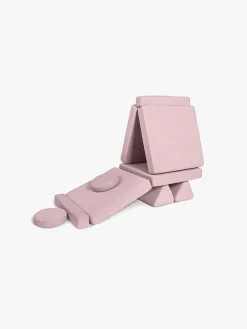 Børnemøbler|Shappy Play Bygbar Sofa 160x80 cm, Soft Pink
