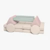 Børn Shappy Play Bygbar Sofa 160x80 cm Kraftig Fløjl, Lollipop