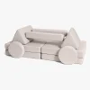 Børn Shappy Play Bygbar Sofa 160x80 cm, Soft Beige