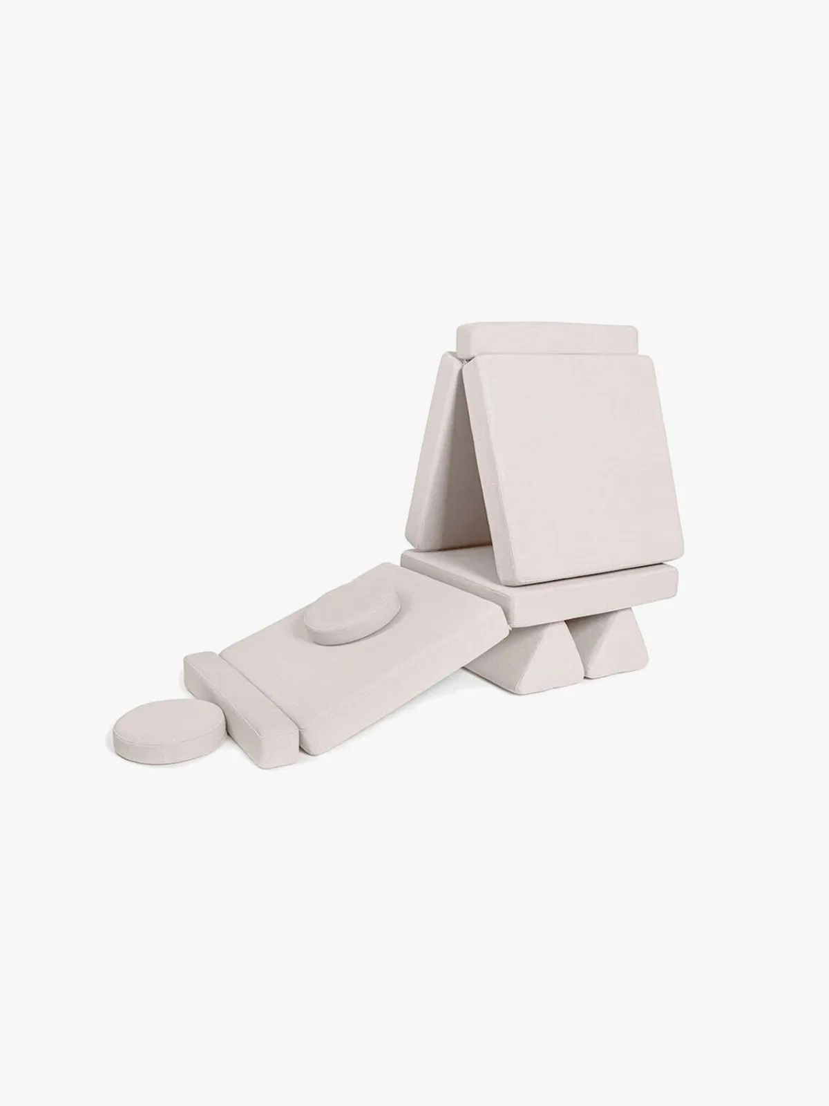 Børn Shappy Play Bygbar Sofa 160x80 cm, Soft Beige