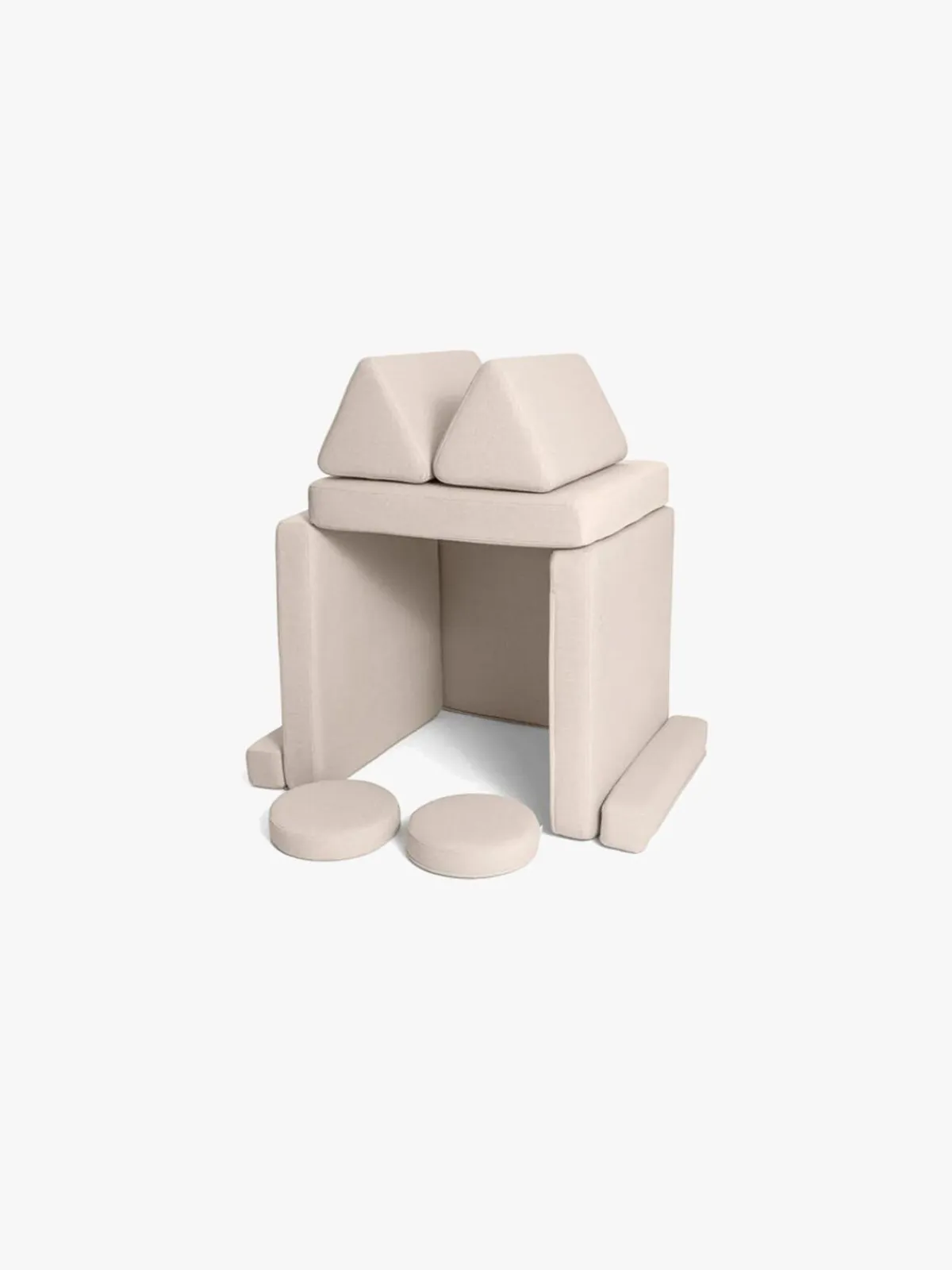 Børn Shappy Play Bygbar Sofa 160x80 cm, Soft Beige