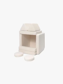 Børn Shappy Børnemøbler-Play Teddy Bygbar Sofa 160x80 cm, Cream White
