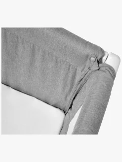 Børn Shnuggle Air Bedside Crib, Dove Grey