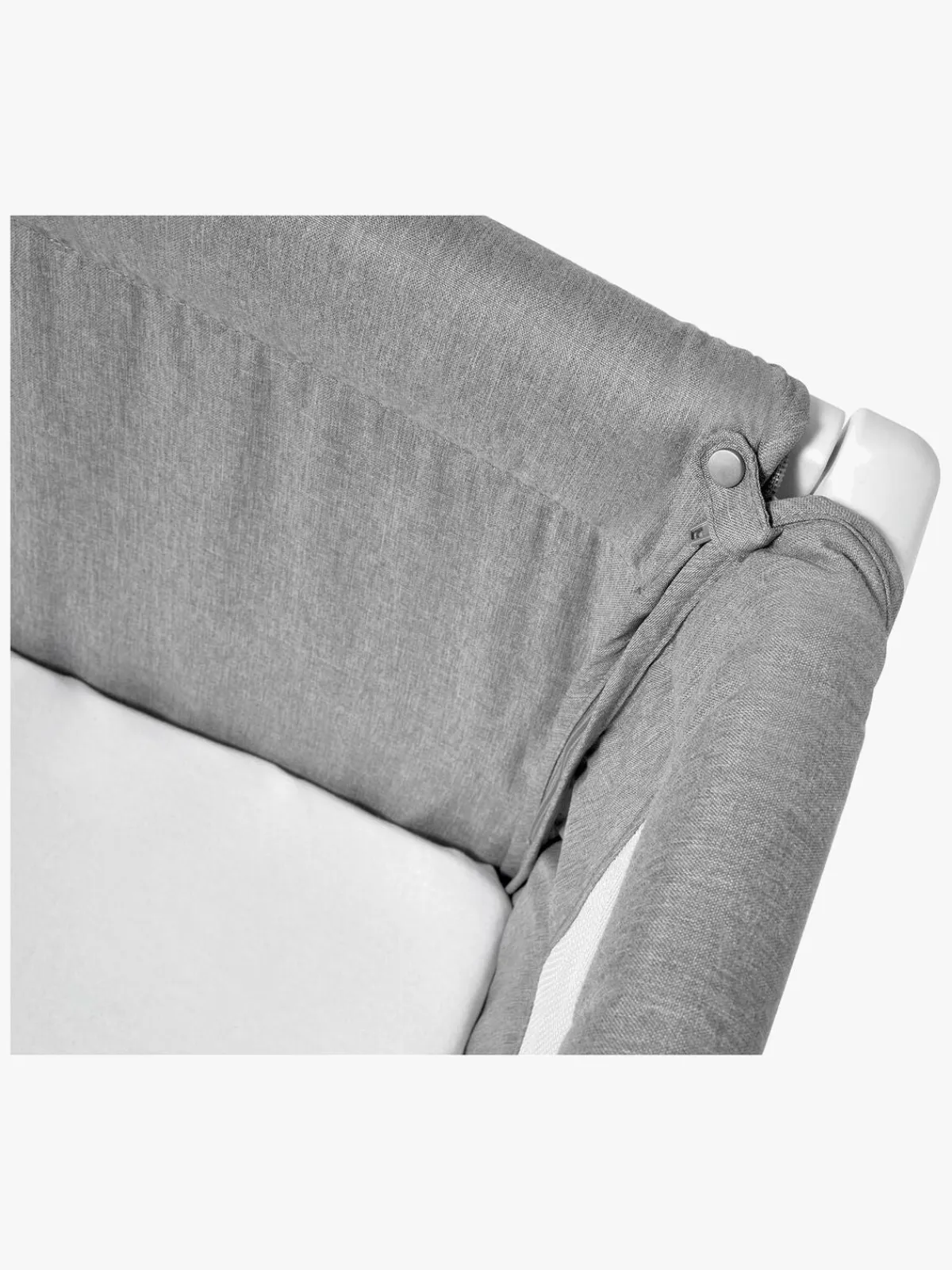 Børn Shnuggle Air Bedside Crib, Dove Grey