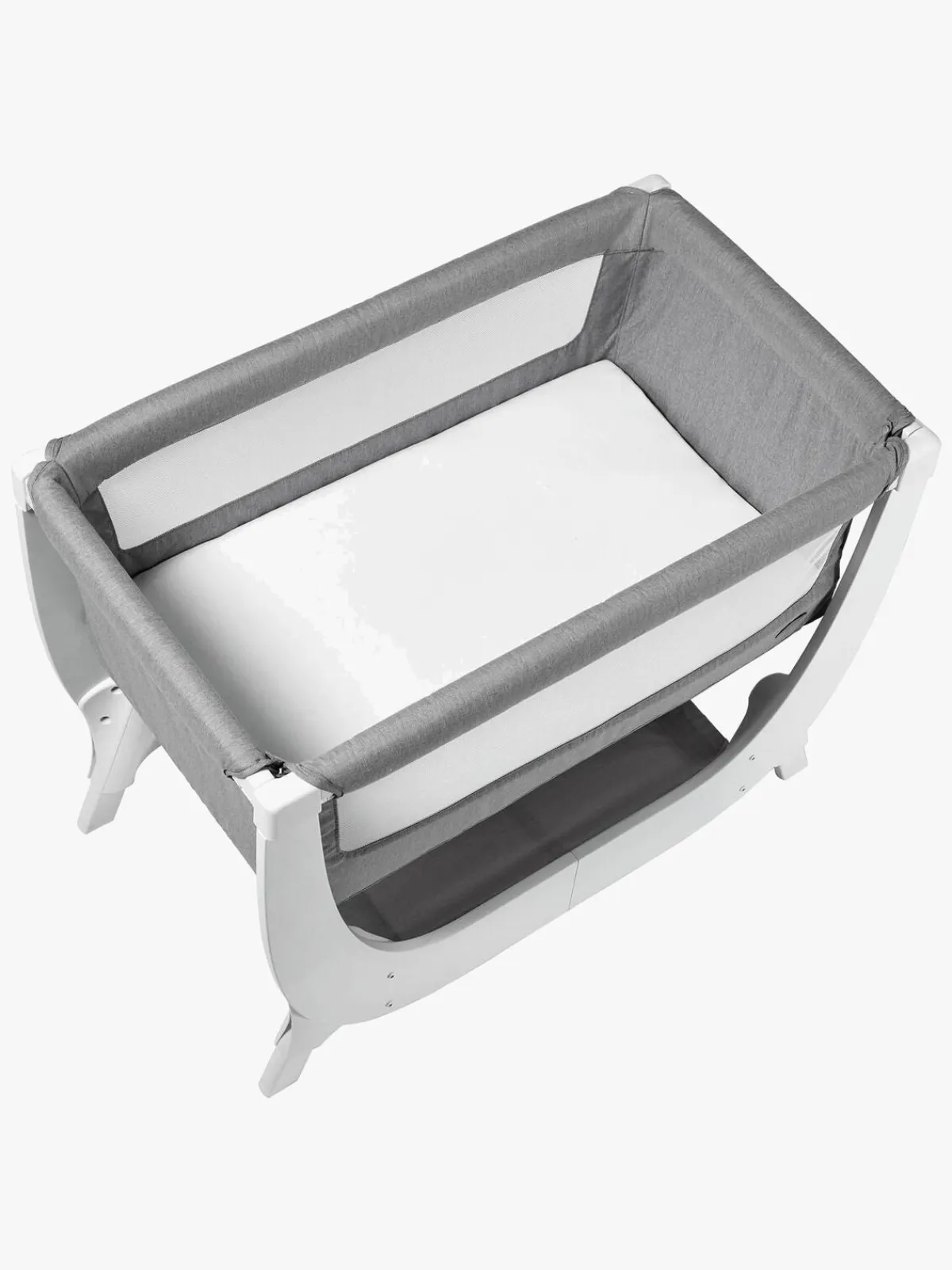 Børn Shnuggle Air Bedside Crib, Dove Grey