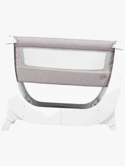 Børn Shnuggle Børnesenge & Tilbehør-Air Bedside Crib, Stone Grey