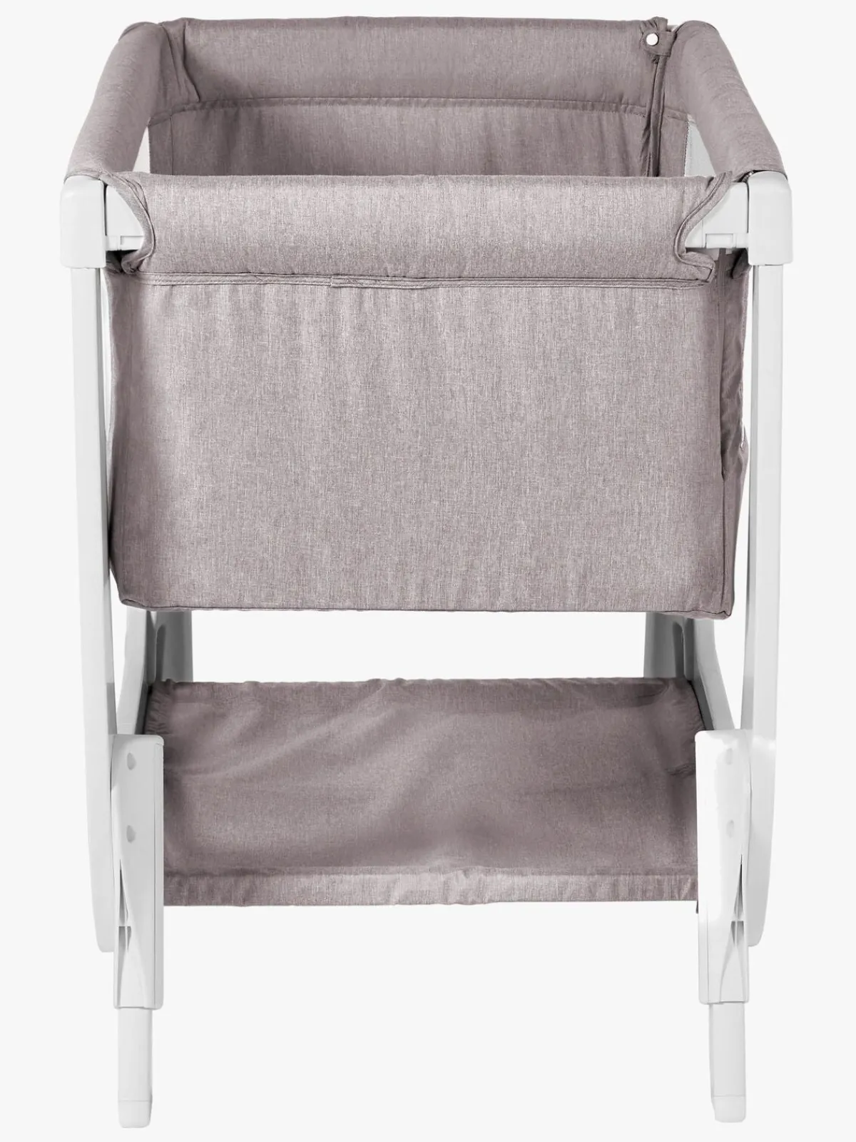 Børn Shnuggle Børnesenge & Tilbehør-Air Bedside Crib, Stone Grey
