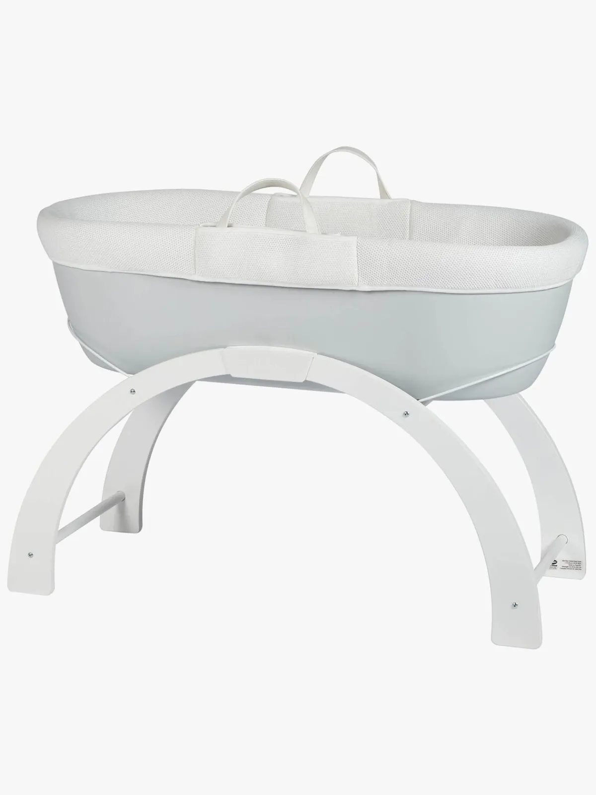 Børn Shnuggle Dreami Moseskurv Sleep System, Grå