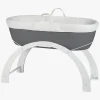 Børn Shnuggle Dreami Moseskurv Sleep System, Slate Grey