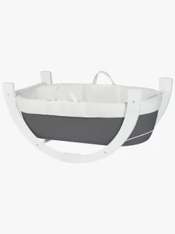 Børn Shnuggle Dreami Moseskurv Sleep System, Slate Grey
