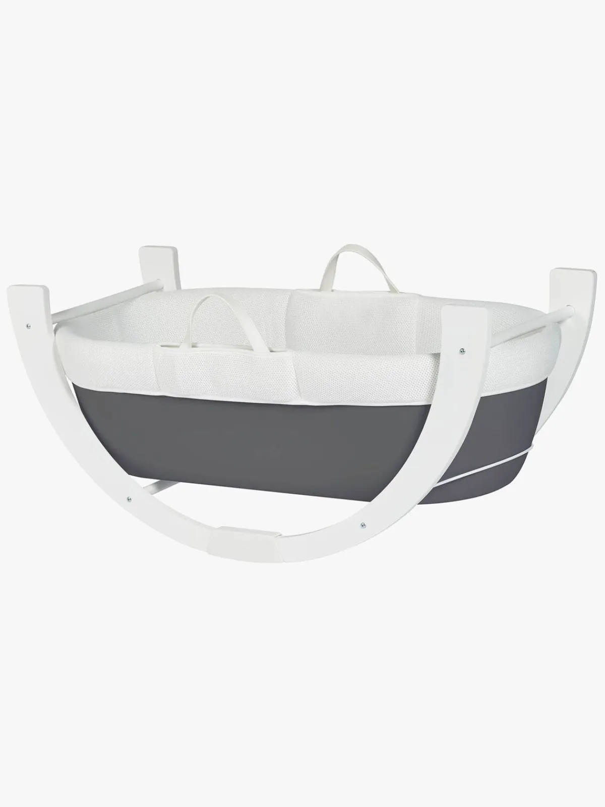 Børn Shnuggle Dreami Moseskurv Sleep System, Slate Grey