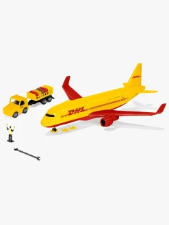 SIKU Legetøjsbiler & -Fartøjer-DHL Flyvemaskine med Tilbehør