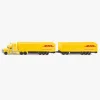 SIKU Legetøjsbiler & -Fartøjer-DHL Lastvogn med Anhænger