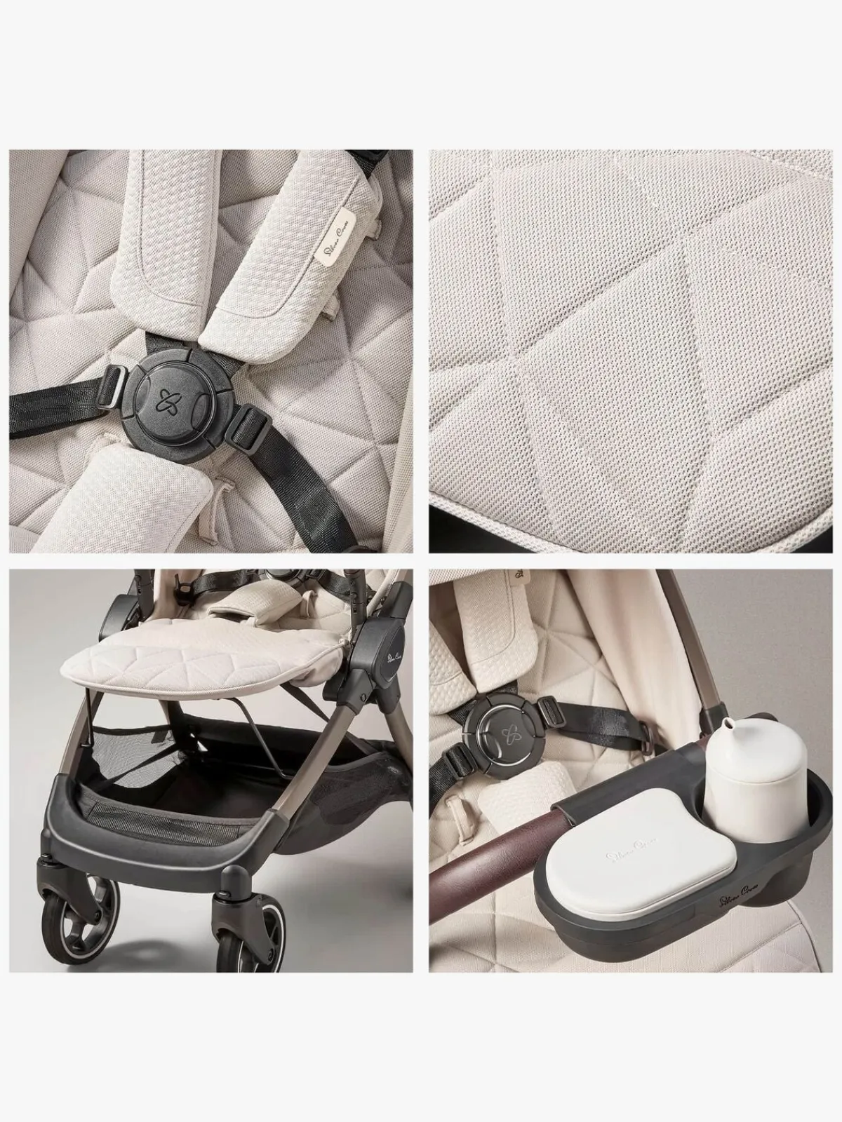Rejseklapvogne|SilverCross Silver Cross Clic Klapvogn, Almond Beige