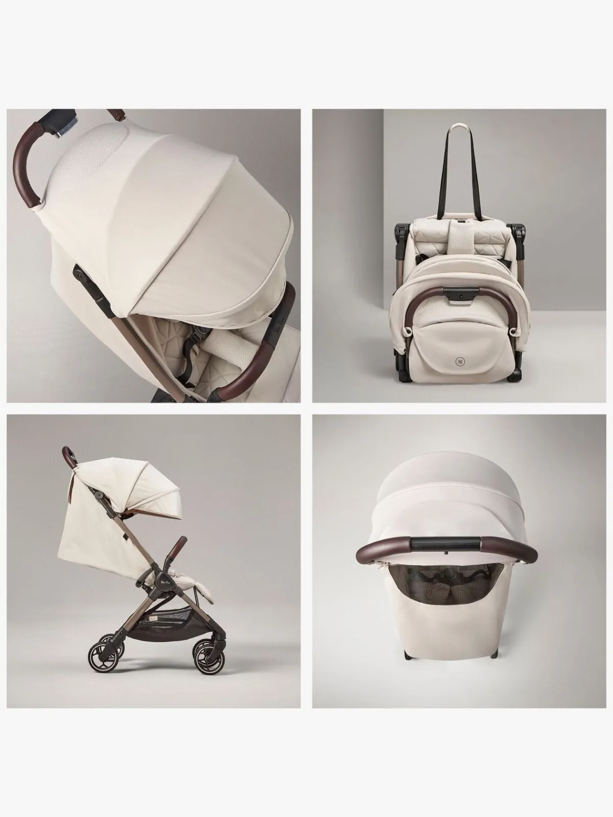 Rejseklapvogne|SilverCross Silver Cross Clic Klapvogn, Almond Beige