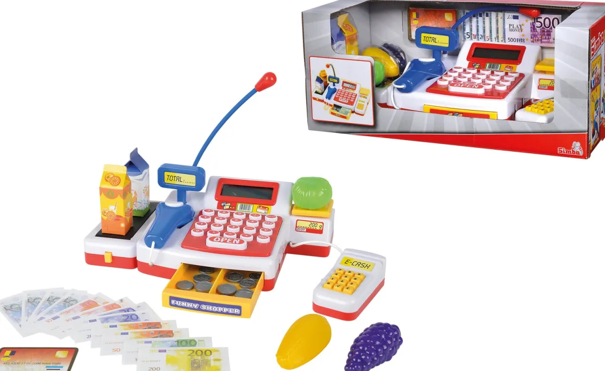 SimbaToys Rolleleg-Simba Toys Kasseapparat med Scanner