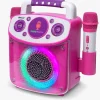 Elektronik & Media|SingingMachine Singing Machine Karaokemaskine Mini Sparkle, Pink