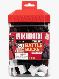 SKIBIDI TOILET Legetøjsfigurer-Battle Bucket Figursæt Series 1, 20 Stk.