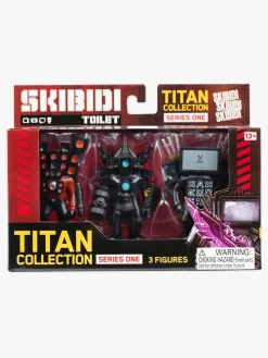Legetøjsfigurer|SKIBIDI TOILET Titan Collection Figursæt Series 1, 3-pak