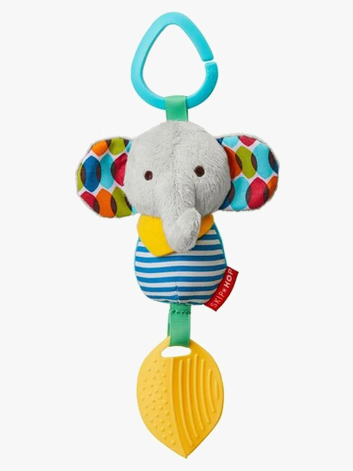 Babylegetøj|SkipHop Skip Hop Bandana Buddies Vognlegetøj Elefant Grå/Gul