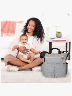 SkipHop Skip Hop Duo Signature Pusletaske, Grey Melange