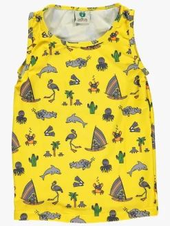 Børn Smfolk Småfolk Top, Yellow