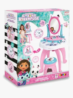 Smoby Rolleleg-Gabby's Dollhouse 2-i-1 Sminkebord med Skammel