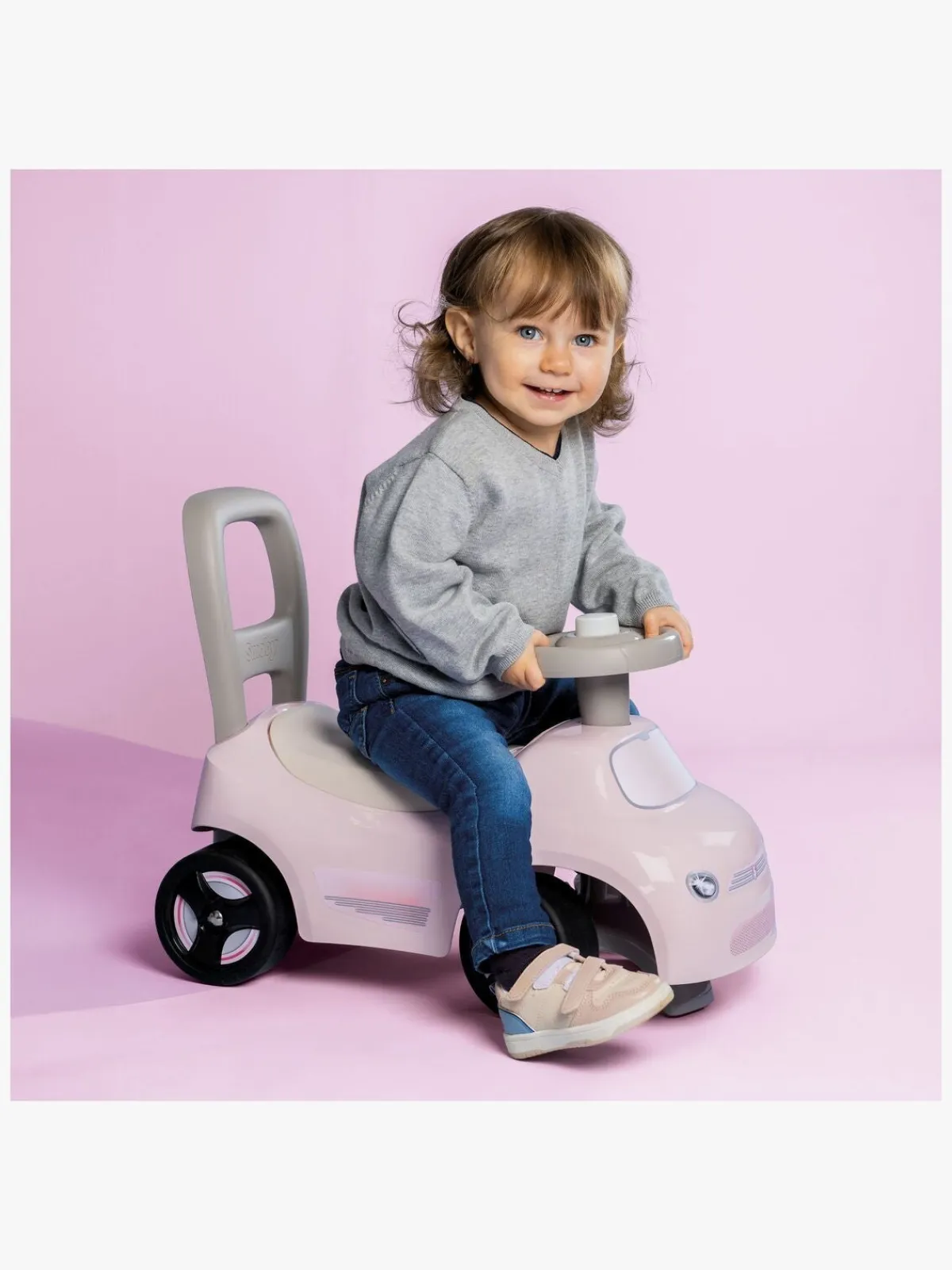 Pedal- & Gåbiler|Smoby Gåbil, Pink Lyserød