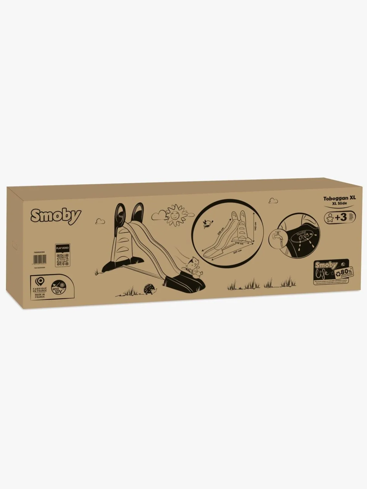 Smoby Udeleg-Life XL Rutsjebane, Grøn
