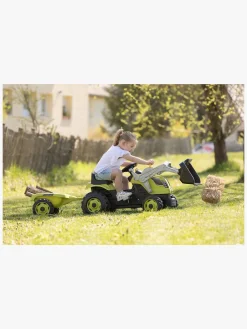 Pedal- & Gåbiler|Smoby  Maks Farmer Traktor + Trailer