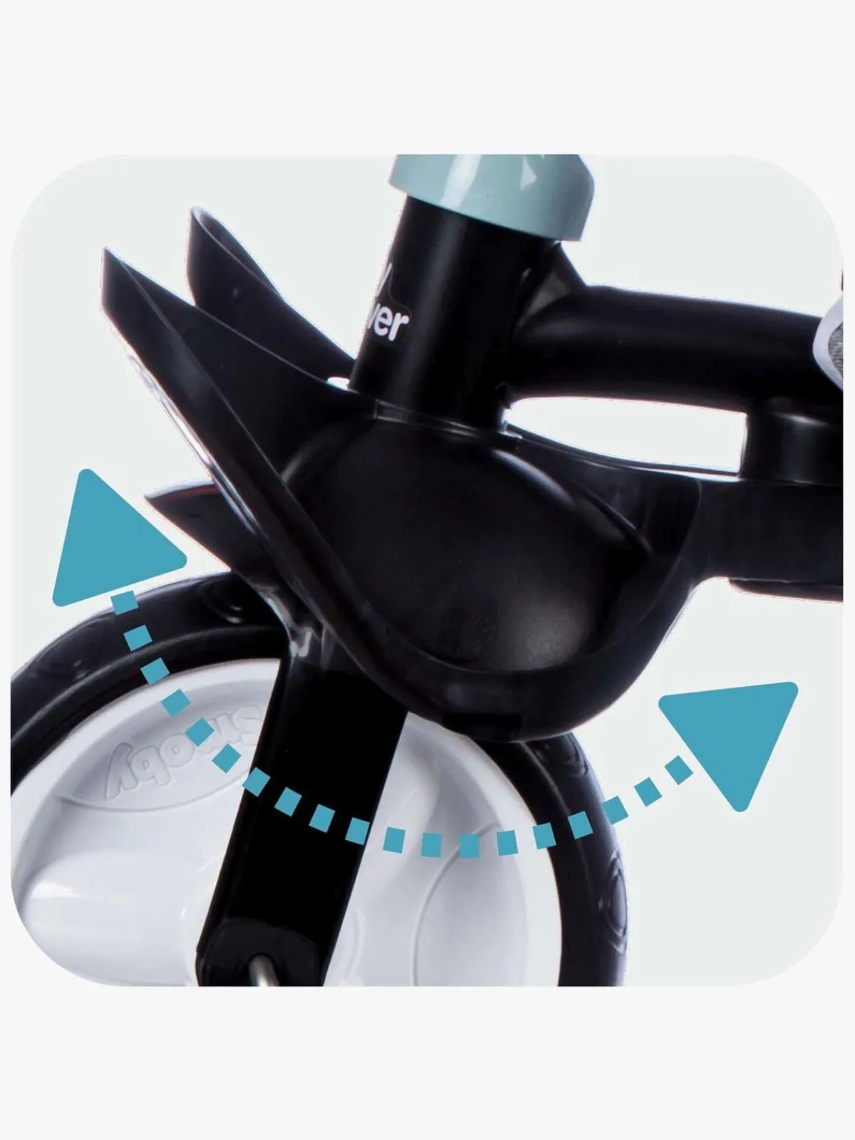 Smoby Trehjulet Cykel Baby Driver Plus, Blå
