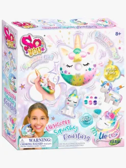 SoBeads So Beads Sæt Mal Squishies Enhjørninger 4-Pak