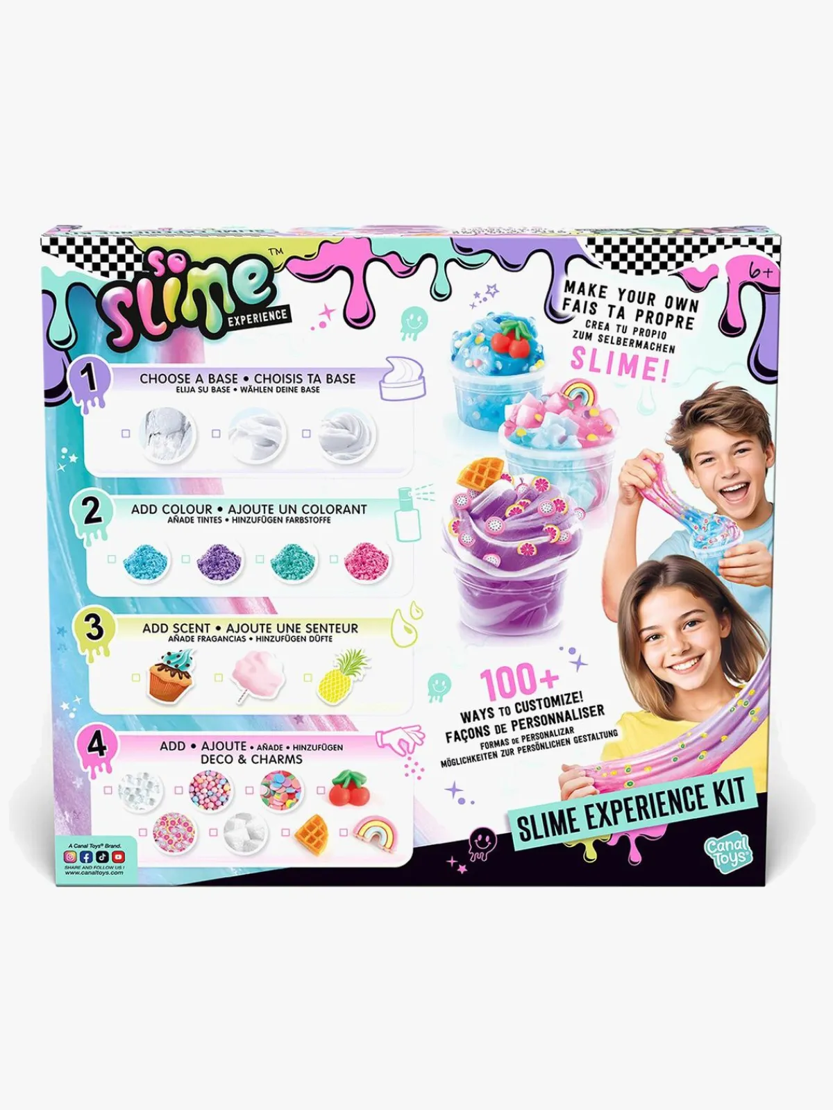 SoSlime Kreativt Legetøj|Eksperimenter & Videnskab-So Slime DIY Slimesæt Experience