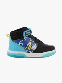 Børn Sonic Blinkende Sneakers, Black/Blue
