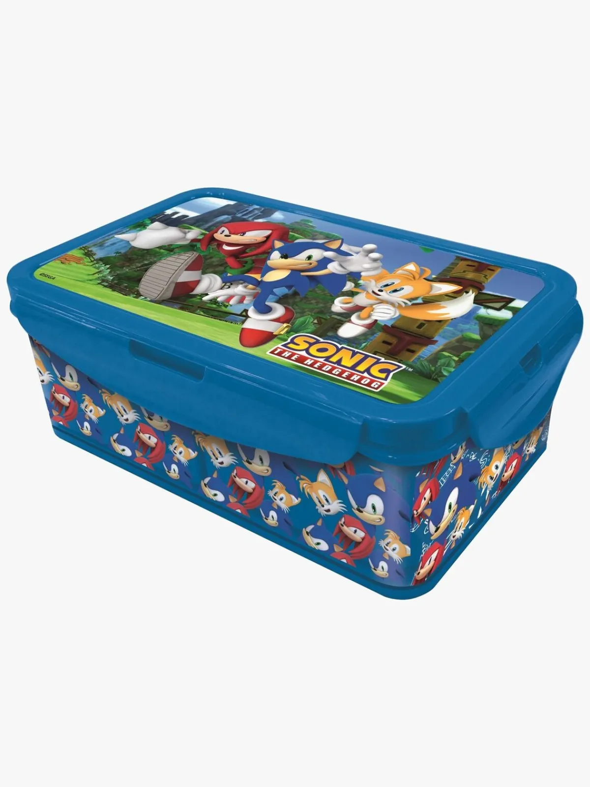 Sonic Madkasse med Udtagelig Rumdeler, Blue